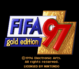 FIFA Soccer 97 Title Screen